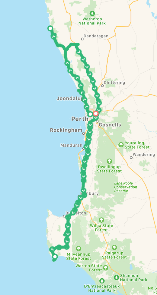 Western-Australia-Route
